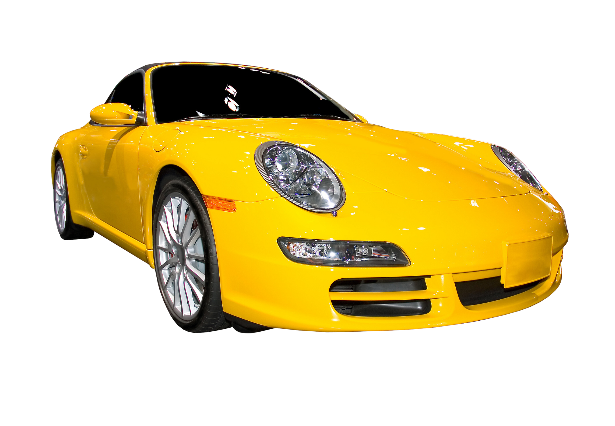 Yellow Porsche Boxster